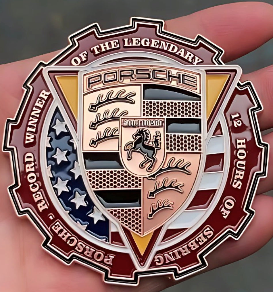 Car Grill Badge-Porsche limited Edition Collectible